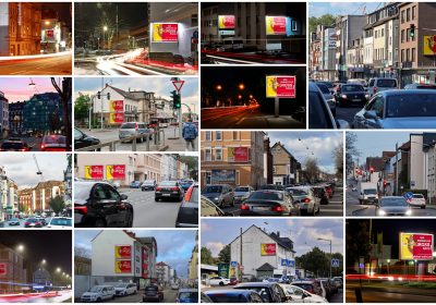 Wir bringen Sie GROSS raus - Plakat wirkt!