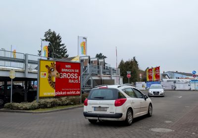 Wir bringen Sie in Nidda GROSS raus - Plakat wirkt!