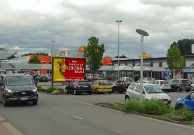 Wir bringen Sie in Vechta GROSS raus - Plakat wirkt!