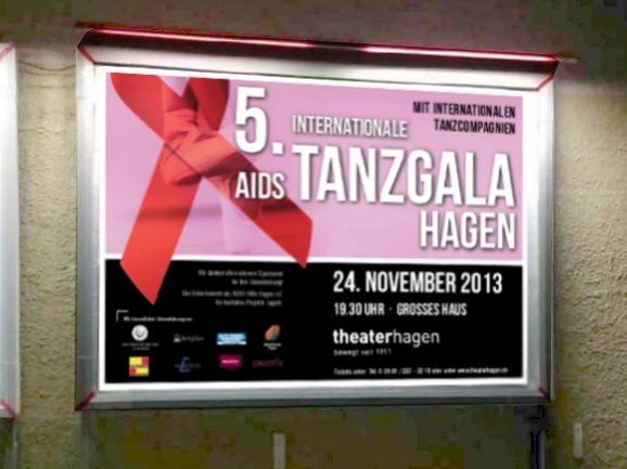 Plakat hilft - AIDS-Hilfe Hagen TanzGala 2013