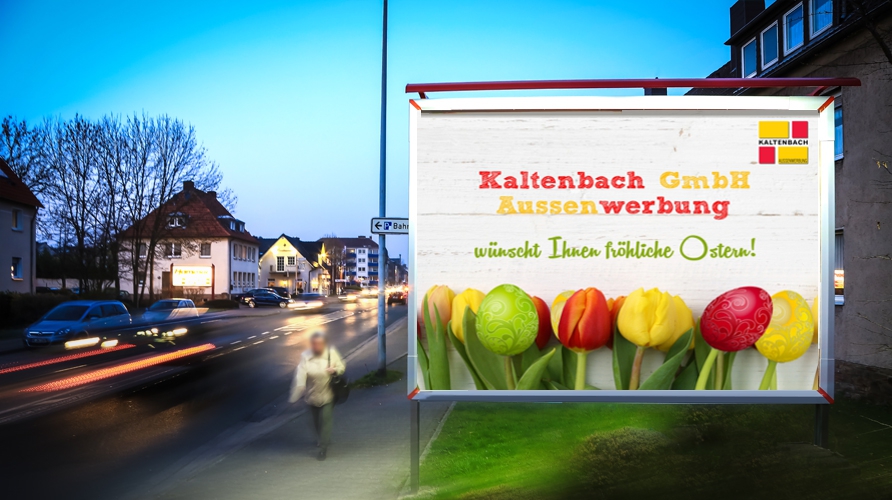 Kaltenbach GmbH Aussenwerbung wünscht Ihnen ein frohe Ostern